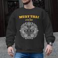 Sak Yant Muay Thai Art Tattoo Twin Tiger Kickboxing Thailand Men Graphic Sweatshirt, trending gift
