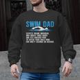 Swim Dad Definition Swimming Dad Of A Swimmer Father Men Graphic Sweatshirt, trending gift