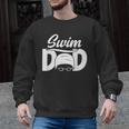 Swim Dad Proud Swimming Dad Of A Swimmer Dad Swim Father Men Graphic Sweatshirt, trending gift