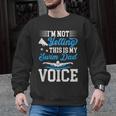 Swim Dad Voice Swimming Dad Of A Swimmer Father Men Graphic Sweatshirt, trending gift