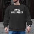 Swim Whisperer Swimming Coach Teacher Instructor Men Graphic Sweatshirt, trending gift