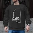 Swimming Apparel Mississippi Swimmer Training Men Graphic Sweatshirt, trending gift