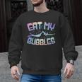 Swimming Eat My Bubbles Swim Watercolour Men Graphic Sweatshirt, trending gift