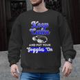 Swimming Goggles Saying Swim Team Gear Men Graphic Sweatshirt, trending gift