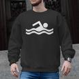 Swimming Symbol Men Graphic Sweatshirt, trending gift Swimming Symbol Men Graphic Sweatshirt, trending gift