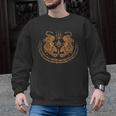 Twin Tiger Sak Yant Tattoo Muay Thai Thai Martial Arts Men Graphic Sweatshirt, trending gift Twin Tiger Sak Yant Tattoo Muay Thai Thai Martial Arts Men Graphic Sweatshirt, trending gift