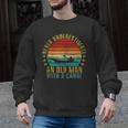Never Underestimate An Old Man With a Canoe Retro Sleeveless Men Graphic Sweatshirt, trending gift Never Underestimate An Old Man With a Canoe Retro Sleeveless Men Graphic Sweatshirt, trending gift