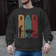 Vintage BBQ Dad Silhouette Father's Day Retro Men Graphic Sweatshirt, trending gift