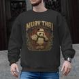 Vintage Muay Thai Gym Thai Boxing Training Fighter Panda Men Graphic Sweatshirt, trending gift Vintage Muay Thai Gym Thai Boxing Training Fighter Panda Men Graphic Sweatshirt, trending gift