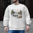 Canoe Ghost Camping Ghost Lake Halloween Spooky Fall Camping Men Graphic Sweatshirt, trending gift