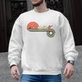 Canoe Retro Vintage Sunset Rainbow Raglan Baseball Tee Men Graphic Sweatshirt, trending gift