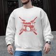 Drum Kit Percussion For Drummer Percussionist Musician Sweatshirt Men Graphic Sweatshirt, trending gift