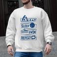 Eat Sleep Swimming Repeat Swimming Men Graphic Sweatshirt, trending gift Eat Sleep Swimming Repeat Swimming Men Graphic Sweatshirt, trending gift