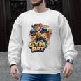Gym Rat Kickboxing Nak Muay Thai Boxing Fighter Men Graphic Sweatshirt, trending gift