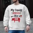 Kids My Daddy Smells Like BBQ Grilling Dad BBQ Dad Master Grill Men Graphic Sweatshirt, trending gift