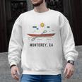 Monterey California Kayak Canoe Paddling Outdoor Men Graphic Sweatshirt, trending gift