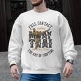 Muay Thai Fighter MMA Full Contact Retro Kickboxing Men Graphic Sweatshirt, trending gift Muay Thai Fighter MMA Full Contact Retro Kickboxing Men Graphic Sweatshirt, trending gift