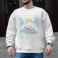 Paddle Retro Style Canoe & Outdoors Simple Canoeing Graphic Men Graphic Sweatshirt, trending gift