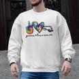 Peace Love Swim Tie Dye Swimmer Swimming Summer Trip Men Graphic Sweatshirt, trending gift Peace Love Swim Tie Dye Swimmer Swimming Summer Trip Men Graphic Sweatshirt, trending gift