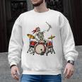 Skeleton Drummer Skull Drum Kit Halloween Men Graphic Sweatshirt, trending gift