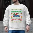 Swimming Christmas Party Swim Swimmer Christmas Ugly Style Men Graphic Sweatshirt, trending gift Swimming Christmas Party Swim Swimmer Christmas Ugly Style Men Graphic Sweatshirt, trending gift