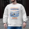 Swimming Never Underestimate A Woman Swim In Her Seventies Men Graphic Sweatshirt, trending gift Swimming Never Underestimate A Woman Swim In Her Seventies Men Graphic Sweatshirt, trending gift