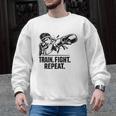 Train Fight Repeat Nak Muay Thai Boxing Fighter Raglan Baseball Tee Men Graphic Sweatshirt, trending gift Train Fight Repeat Nak Muay Thai Boxing Fighter Raglan Baseball Tee Men Graphic Sweatshirt, trending gift