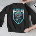 6 Stages Of Swimming Joke Sports Athlete Pool Swimmer Men Graphic Sweatshirt 6 Stages Of Swimming Joke Sports Athlete Pool Swimmer Men Graphic Sweatshirt