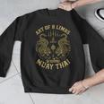 Art Of 8 Limbs MMA Tiger Muay Thai Fighter Muay Thai Men Graphic Sweatshirt