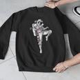 Astronaut Muay Thai Boxing Karate Kickboxing Martial Arts Men Graphic Sweatshirt