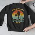 Bbq Dad Cooler Retro Barbecue Grill Fathers Day Daddy Papa Men Graphic Sweatshirt