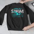 Born To Swim Swimmers For Swimming Athlete Men Graphic Sweatshirt Born To Swim Swimmers For Swimming Athlete Men Graphic Sweatshirt
