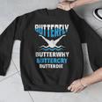 Butterfly Butterwhy Buttercry Swimming Swimmer Men Graphic Sweatshirt Butterfly Butterwhy Buttercry Swimming Swimmer Men Graphic Sweatshirt