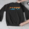 Canoe Canoeing Retro Canoe Men Graphic Sweatshirt