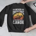 Canoe Old Man Sleeveless Men Graphic Sweatshirt