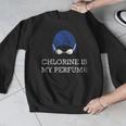 Chlorine Is My Perfume Shirt Swim Swimming Men Graphic Sweatshirt
