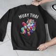 Cute Muay Thai Unicorn Men Graphic Sweatshirt Cute Muay Thai Unicorn Men Graphic Sweatshirt