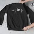 Drum Kit Cardiogram Drum Musician ECG Men Graphic Sweatshirt Drum Kit Cardiogram Drum Musician ECG Men Graphic Sweatshirt