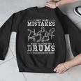 Drummer Music Drum Kit Men Graphic Sweatshirt Drummer Music Drum Kit Men Graphic Sweatshirt