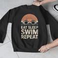 Eat Sleep Swim Repeat Swimmer Swimming Men Graphic Sweatshirt Eat Sleep Swim Repeat Swimmer Swimming Men Graphic Sweatshirt