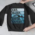 Eat Sleep Swim Vintage Swimming Lover Swimmer Men Women Men Graphic Sweatshirt Eat Sleep Swim Vintage Swimming Lover Swimmer Men Women Men Graphic Sweatshirt
