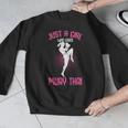 Just a Girl Who Loves Muay Thai Kids Girls Men Graphic Sweatshirt Just a Girl Who Loves Muay Thai Kids Girls Men Graphic Sweatshirt