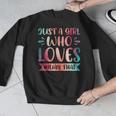 Just a Girl Who Loves Muay Thai Men Graphic Sweatshirt Just a Girl Who Loves Muay Thai Men Graphic Sweatshirt