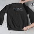 Just Keep Swimming With Aesthetic Wave Motivational Quote Men Graphic Sweatshirt Just Keep Swimming With Aesthetic Wave Motivational Quote Men Graphic Sweatshirt