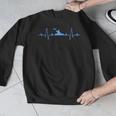 Kayaking Heartbeat Shirt Cool Canoe Boating Kayaks Men Graphic Sweatshirt