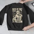 Kicks Of Fury Punches Of Precision Muay Thai Men Graphic Sweatshirt Kicks Of Fury Punches Of Precision Muay Thai Men Graphic Sweatshirt