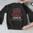 Love At First Punch Professional Boxer Muay Thai Boxing Men Graphic Sweatshirt Love At First Punch Professional Boxer Muay Thai Boxing Men Graphic Sweatshirt