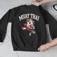Muay Thai Art For Girls Kids Women Mixed Martial Arts Men Graphic Sweatshirt