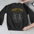 Muay Thai Art Twin Tigers Muay Thai Fighter MMA Martial Arts Men Graphic Sweatshirt