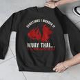 Muay Thai Boxing Teacher Kickboxing Martial Arts Instructor Men Graphic Sweatshirt Muay Thai Boxing Teacher Kickboxing Martial Arts Instructor Men Graphic Sweatshirt